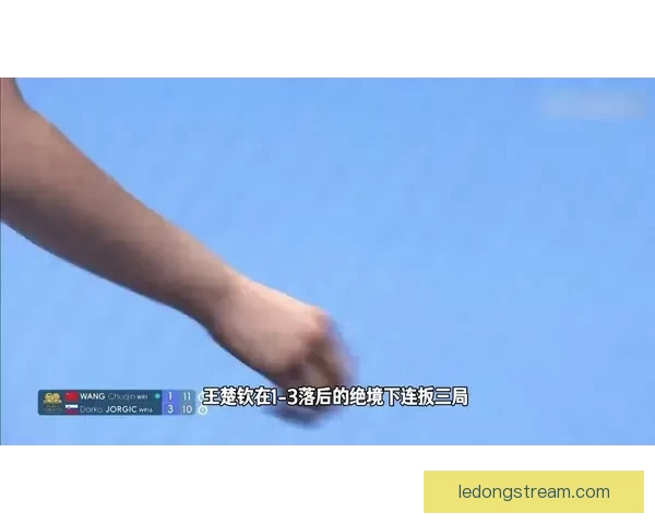 刘国正妻子看王楚钦比赛泪洒现场 累到双手撑地感动不已